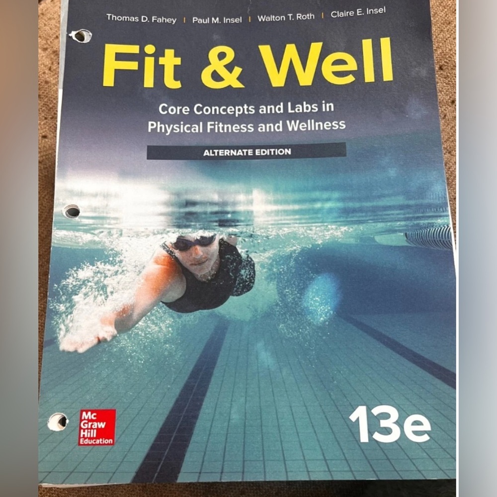 Loose Leaf Fit & Well core concepts and Labs in physical Fitness and Wellness